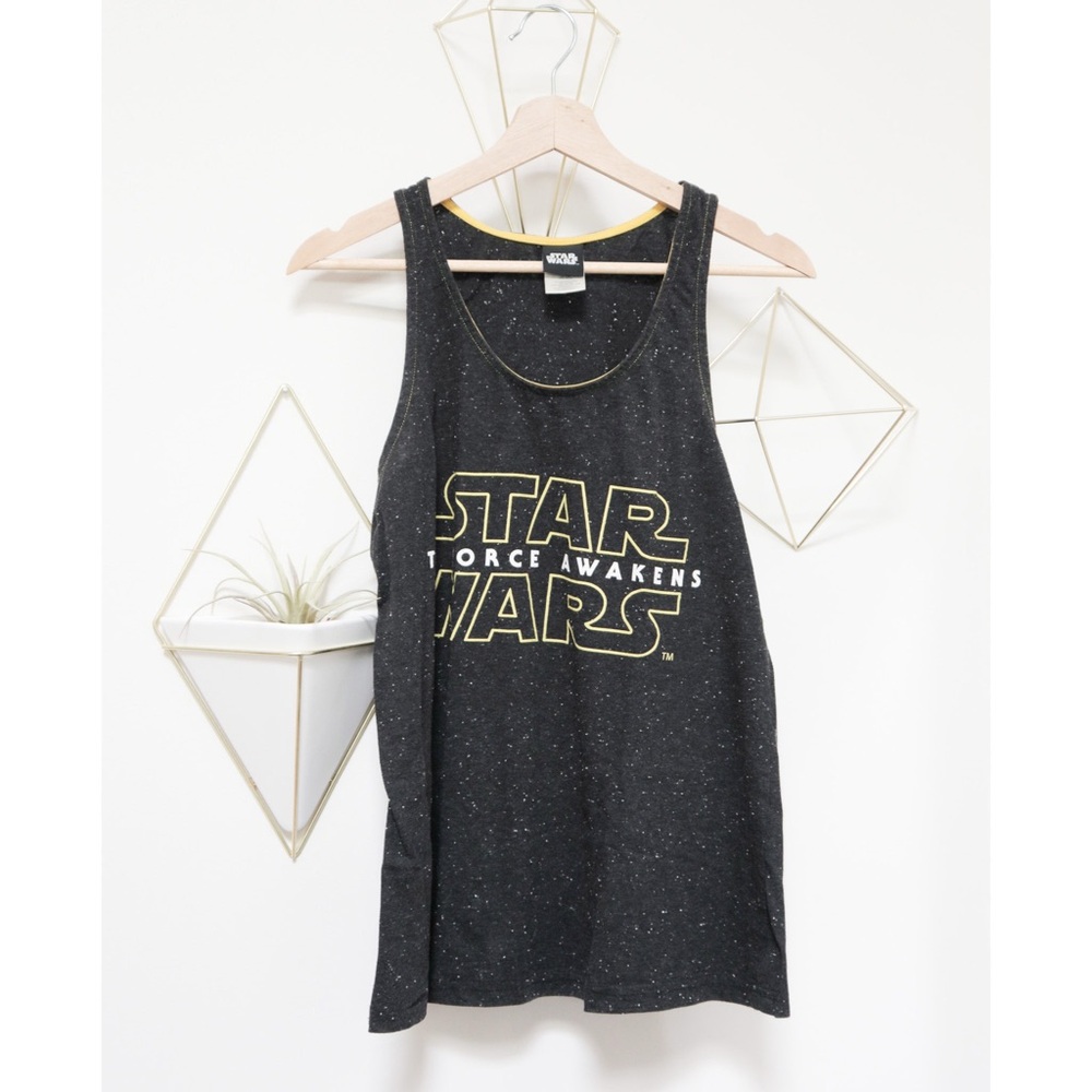 Star Wars Black and Yellow Tank Top